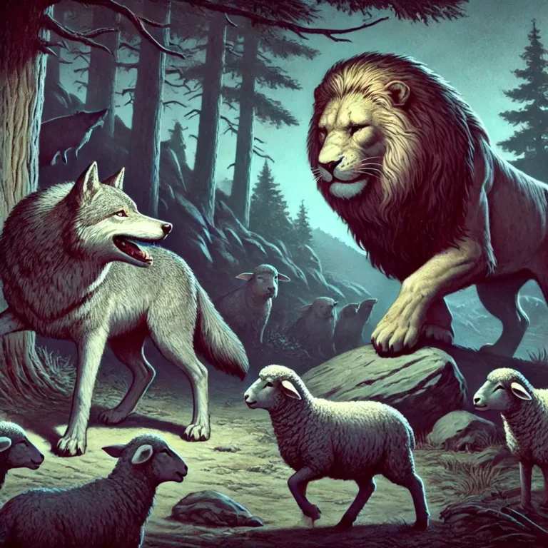 EL LOBO Y EL LEÓN