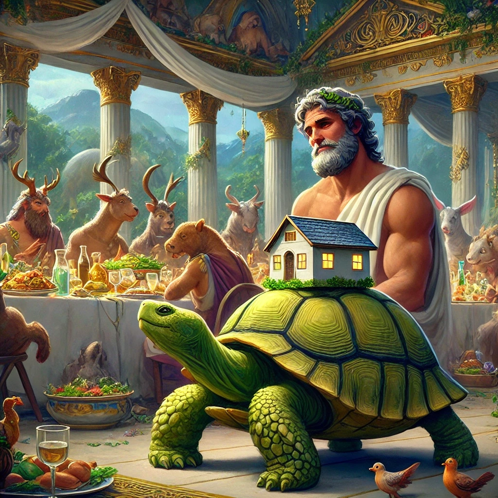 ZEUS Y LA TORTUGA