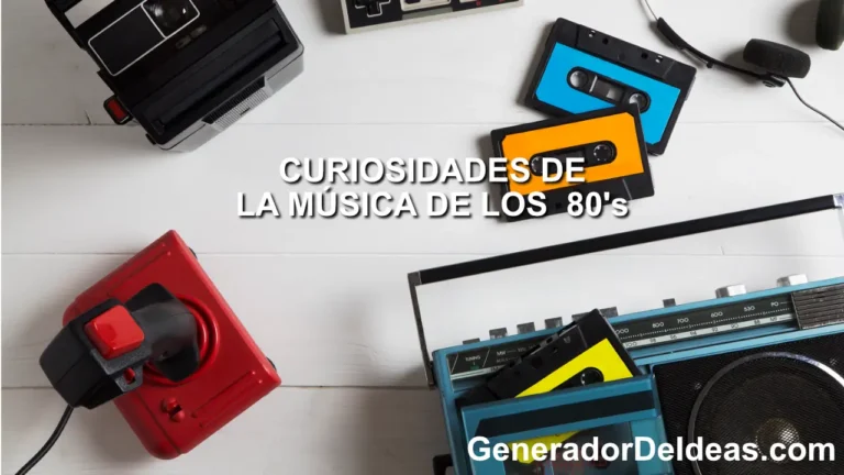 Descubre las Curiosidades Más Fascinantes de la Música de los Años 80